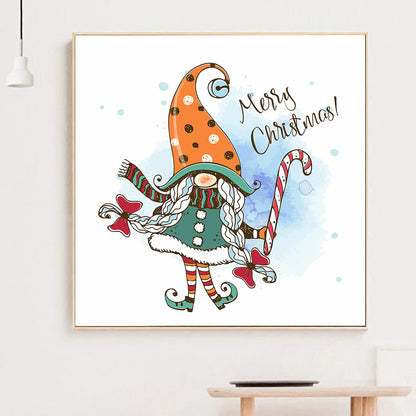 Cartoon Santa - Full Round Drill Diamond Painting 30*30CM