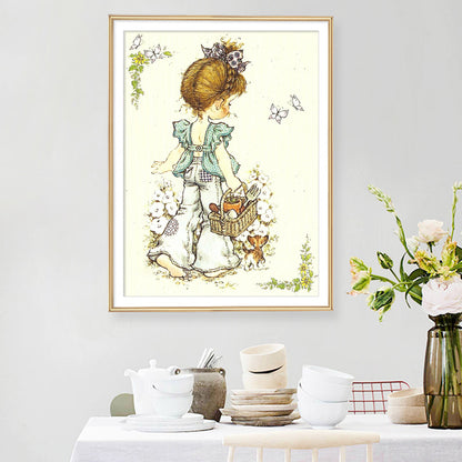Girls - Full Round Drill Diamond Painting 30*40CM