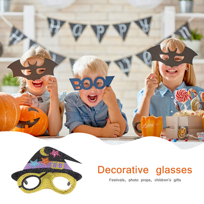 5D Diamond Painting Glass Frame Halloween Point Drill Hand Craft Sunglasses