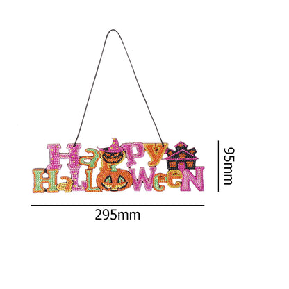 5D Diamond Crystal Halloween Pendant Mosaic Hanging DIY Drill Painting Kit