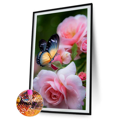 Flower - Full Round Drill Diamond Painting 30*50CM