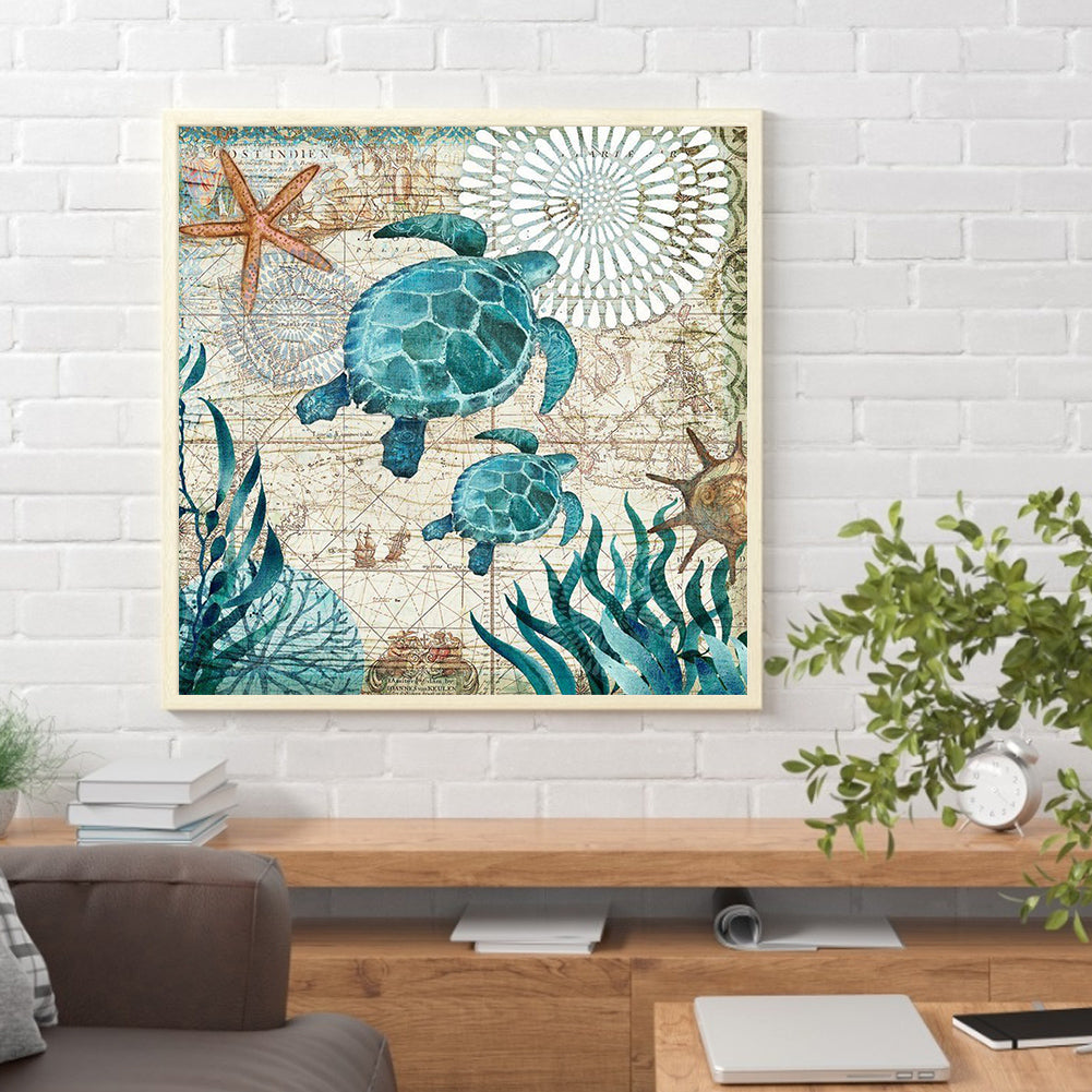 Ocean - Full Round Drill Diamond Painting 30*30CM
