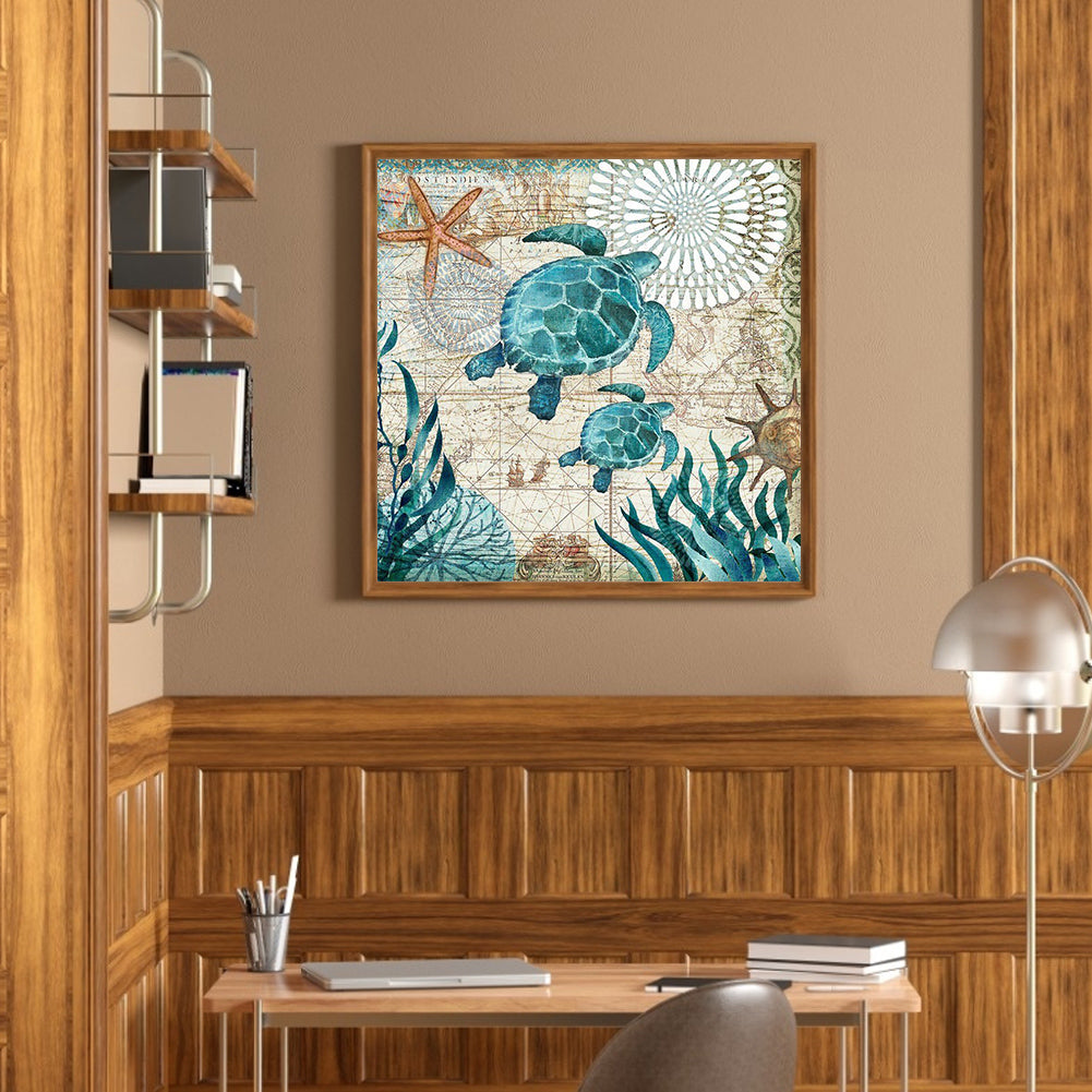 Ocean - Full Round Drill Diamond Painting 30*30CM