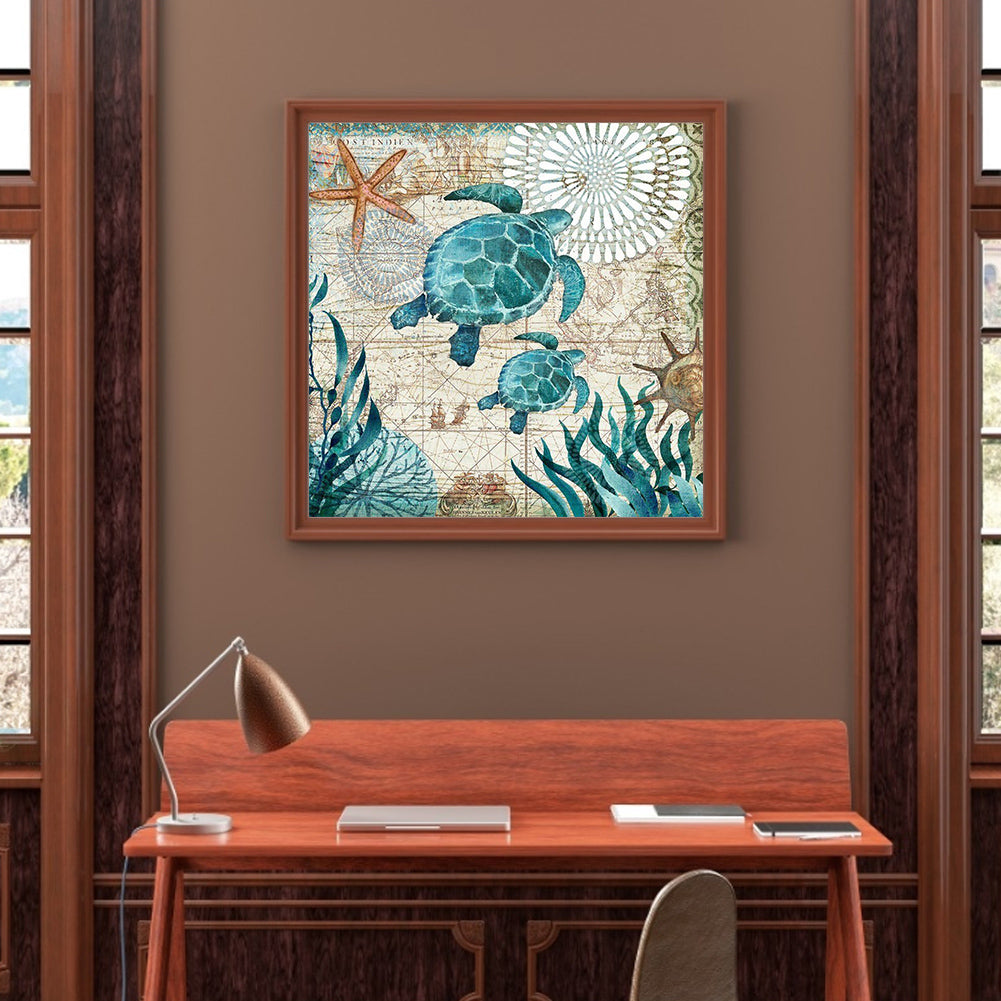 Ocean - Full Round Drill Diamond Painting 30*30CM