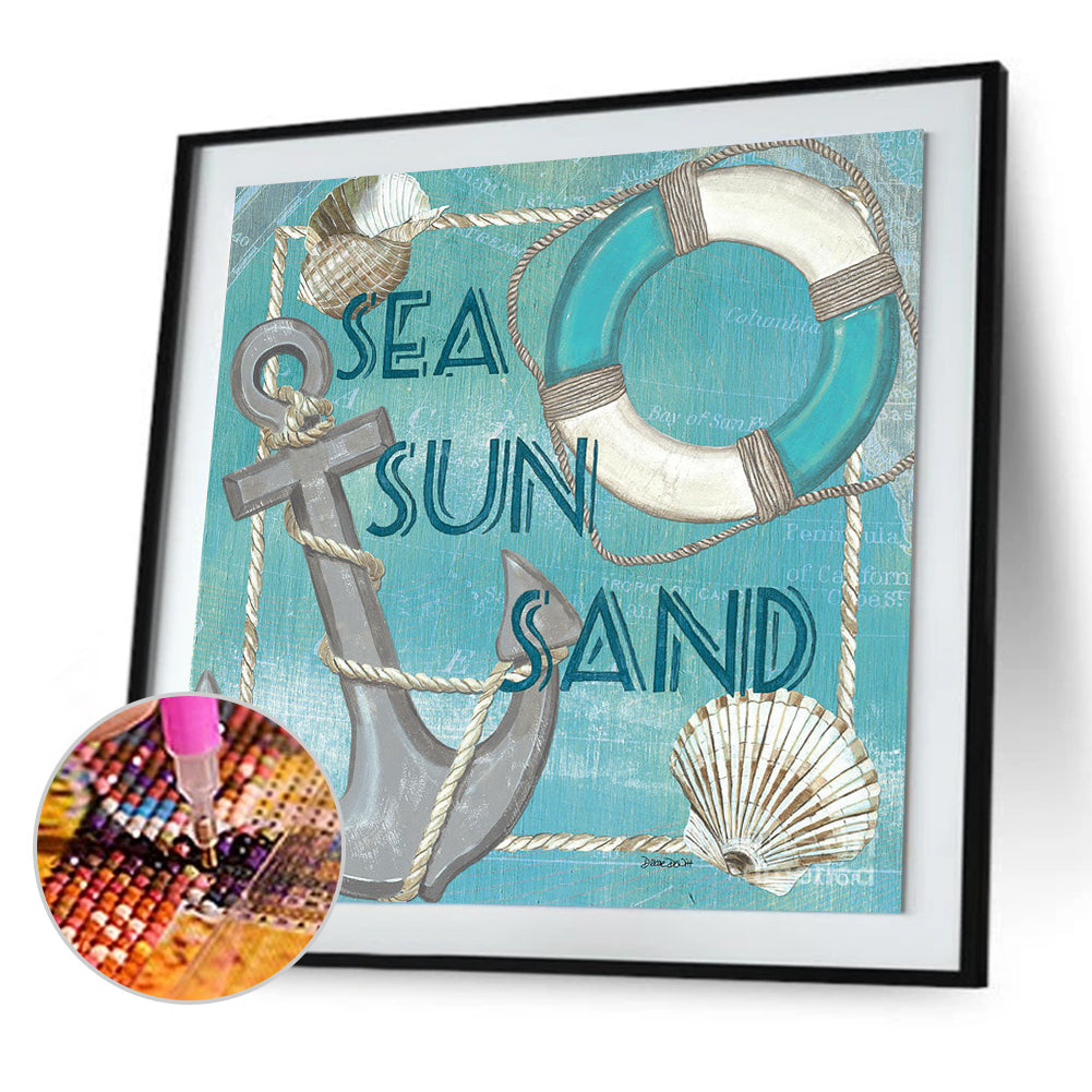 Ocean - Full Round Drill Diamond Painting 30*30CM