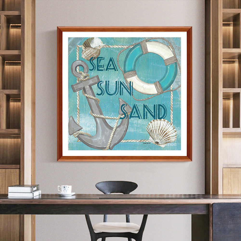 Ocean - Full Round Drill Diamond Painting 30*30CM