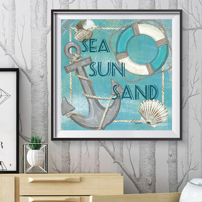 Ocean - Full Round Drill Diamond Painting 30*30CM
