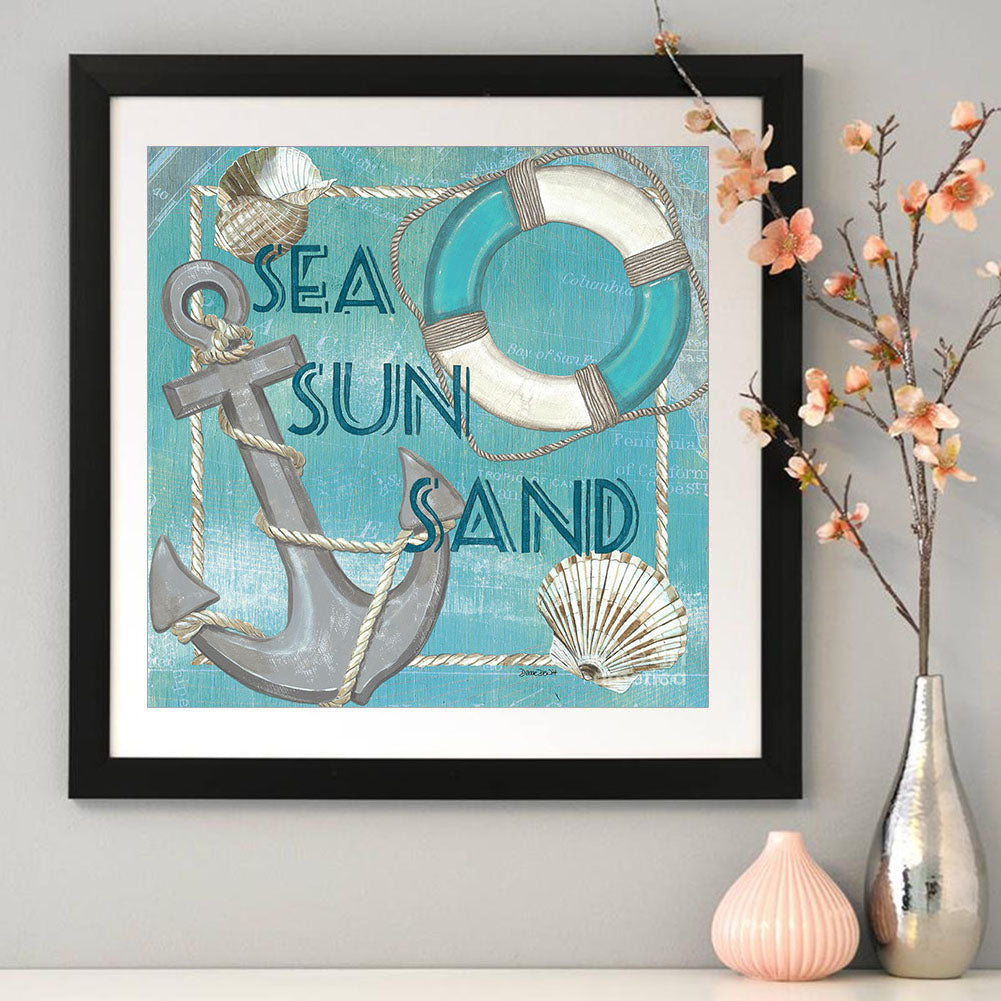 Ocean - Full Round Drill Diamond Painting 30*30CM