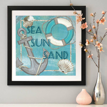 Ocean - Full Round Drill Diamond Painting 30*30CM