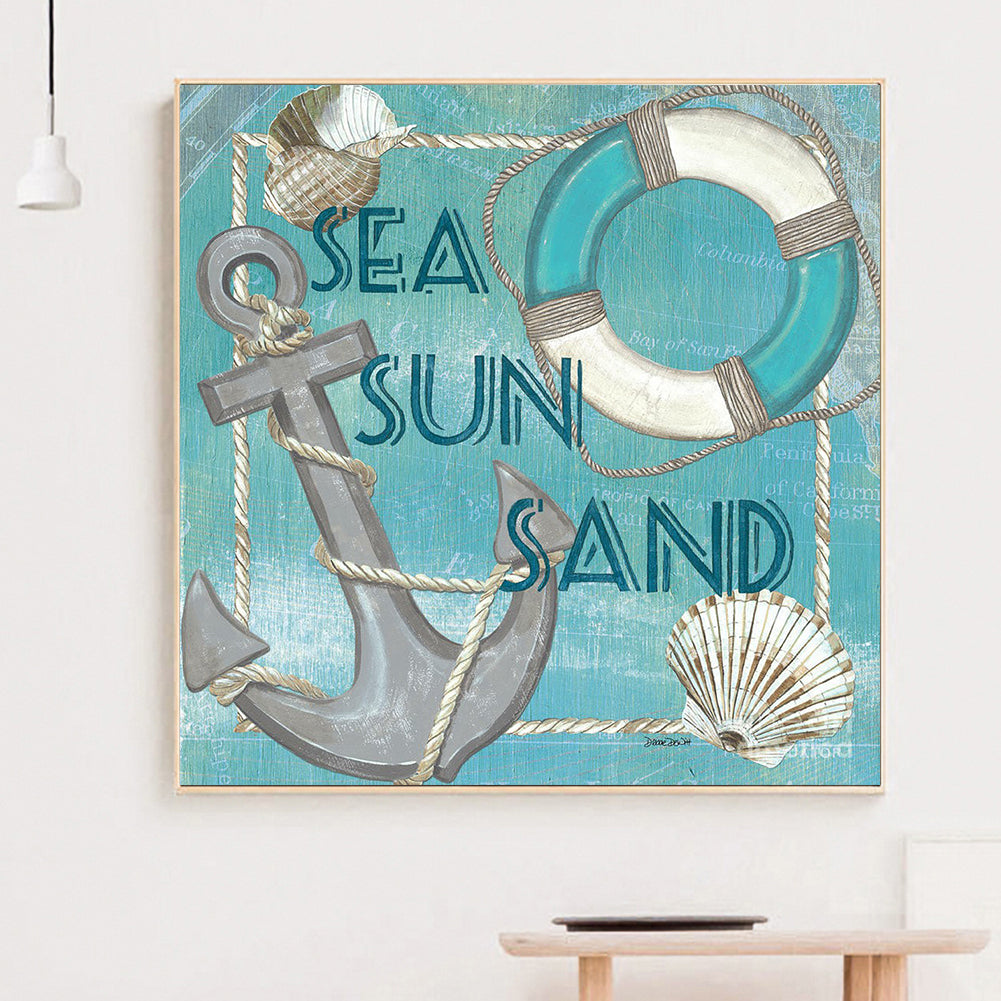 Ocean - Full Round Drill Diamond Painting 30*30CM