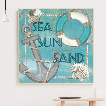 Ocean - Full Round Drill Diamond Painting 30*30CM