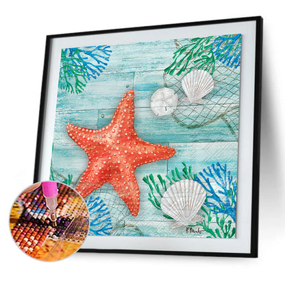 Ocean - Full Round Drill Diamond Painting 30*30CM