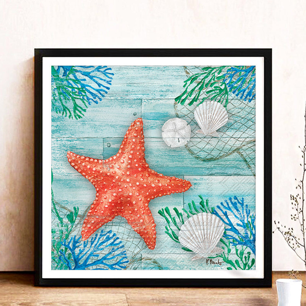 Ocean - Full Round Drill Diamond Painting 30*30CM