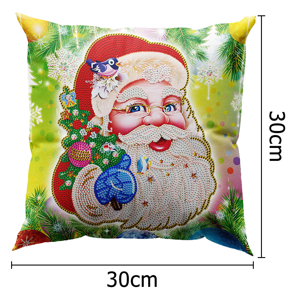 5D Mosaic Diamond Pillow Case Drilling Pillow Cover DIY Resin Painting Kit