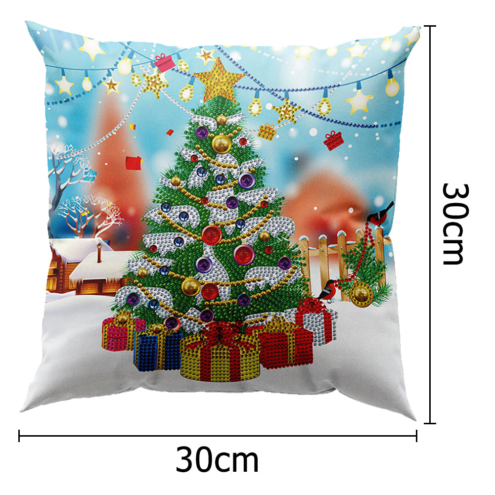 5D Mosaic Diamond Pillow Case Drilling Pillow Cover DIY Resin Painting Kit