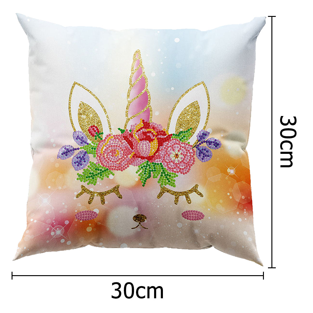 5D Mosaic Diamond Pillow Case Drilling Pillow Cover DIY Resin Painting Kit