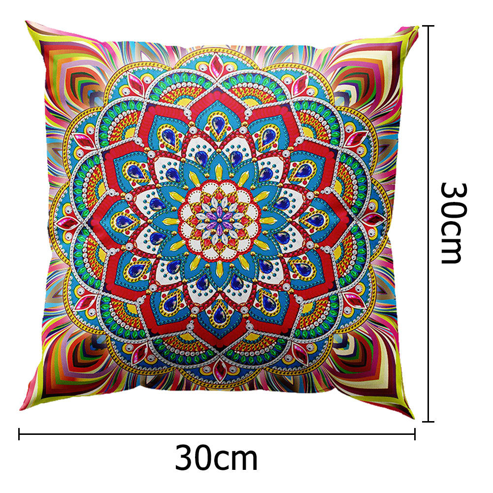 5D Mosaic Diamond Pillow Case Drilling Pillow Cover DIY Resin Painting Kit