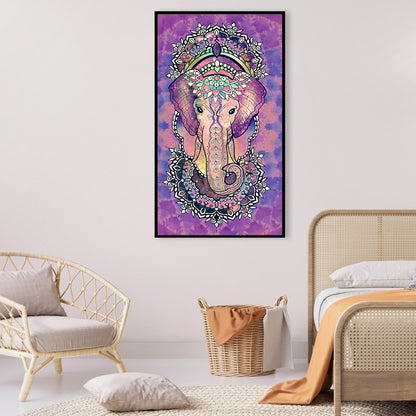 Elephant - Full Round Drill Diamond Painting 40*70CM