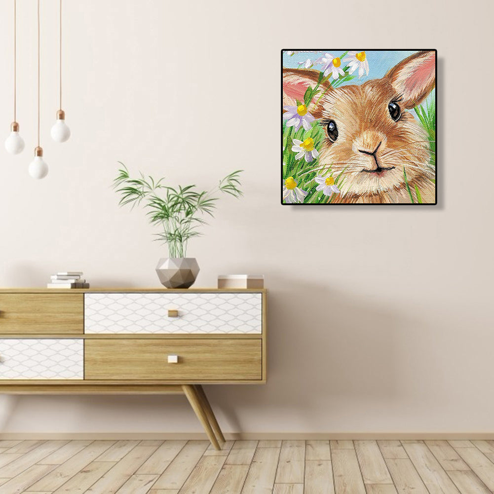 Rabbit - Full Round Drill Diamond Painting 30*30CM