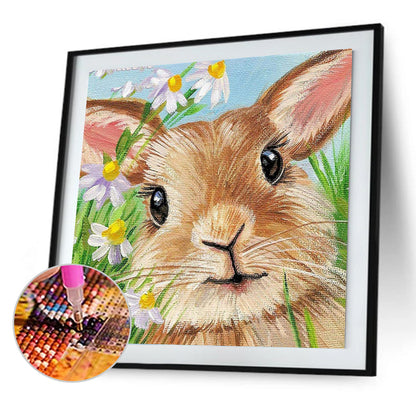 Rabbit - Full Round Drill Diamond Painting 30*30CM