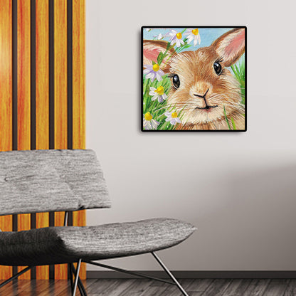 Rabbit - Full Round Drill Diamond Painting 30*30CM