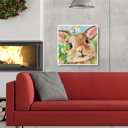 Rabbit - Full Round Drill Diamond Painting 30*30CM