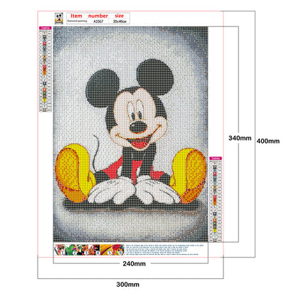 Mouse - Full Round Drill Diamond Painting 30*40CM