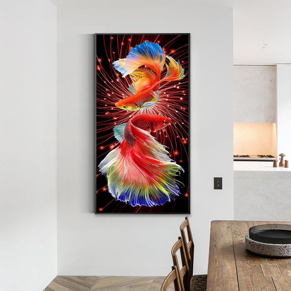 Goldfish - Full Round Drill Diamond Painting 40*80CM