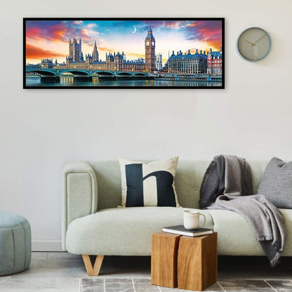 London Street - Full Round Drill Diamond Painting 90*30CM