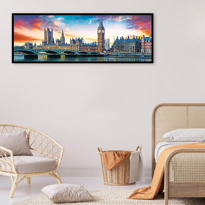 London Street - Full Round Drill Diamond Painting 90*30CM