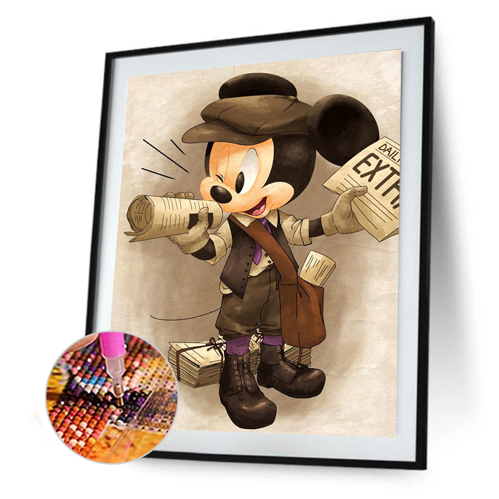 Mickey Mouse - Full Square Drill Diamond Painting 30*40CM