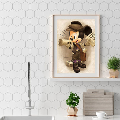 Mickey Mouse - Full Square Drill Diamond Painting 30*40CM