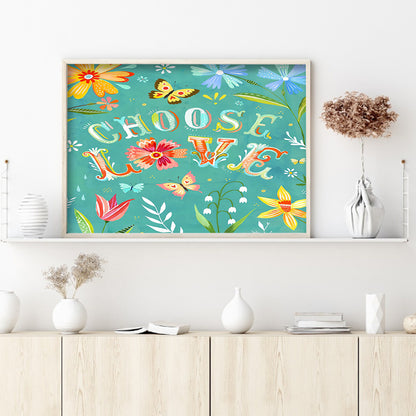Flowers Plants - Full Round Drill Diamond Painting 40*30CM