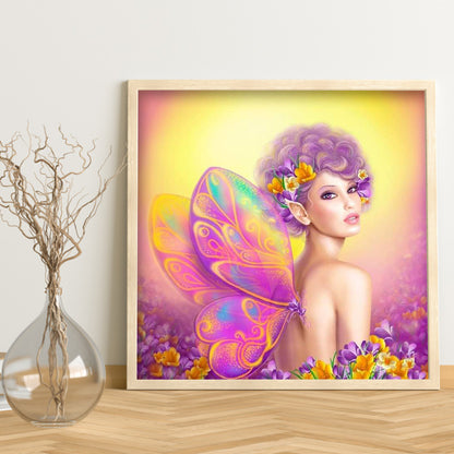 Girl - Special Shaped Drill Diamond Paiting 30*30CM