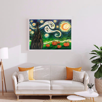 Halloween Night - Full Round Drill Diamond Painting 40*30CM