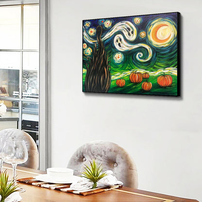 Halloween Night - Full Round Drill Diamond Painting 40*30CM