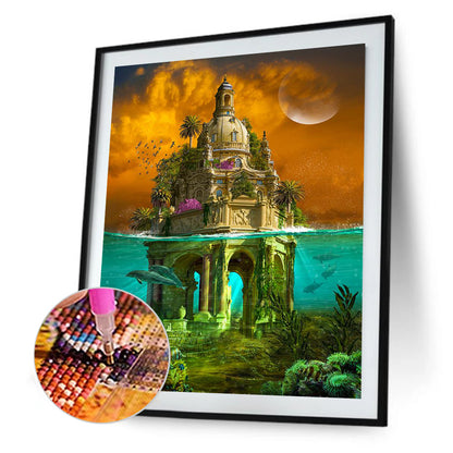 Villa - Full Round Drill Diamond Painting 40*50CM