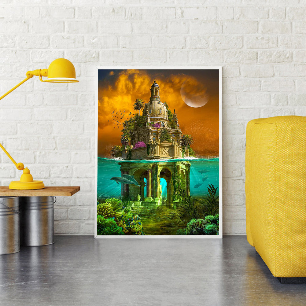 Villa - Full Round Drill Diamond Painting 40*50CM
