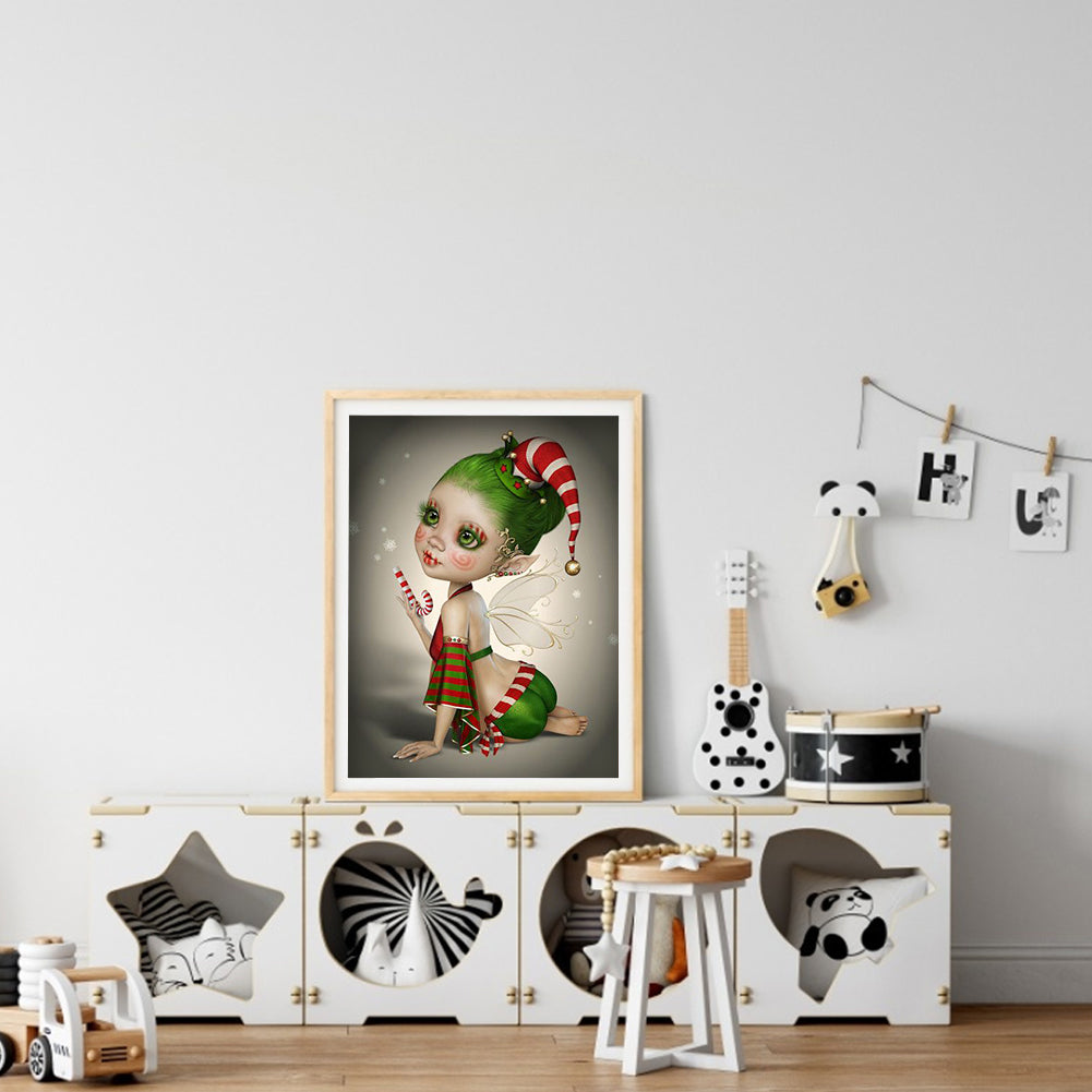 Doll - Full Round Drill Diamond Painting 30*40CM