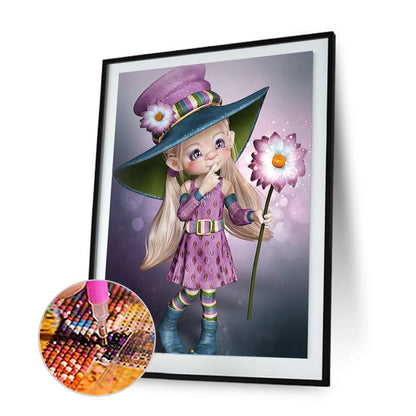 Doll - Full Round Drill Diamond Painting 30*40CM