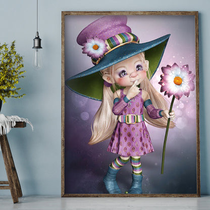 Doll - Full Round Drill Diamond Painting 30*40CM