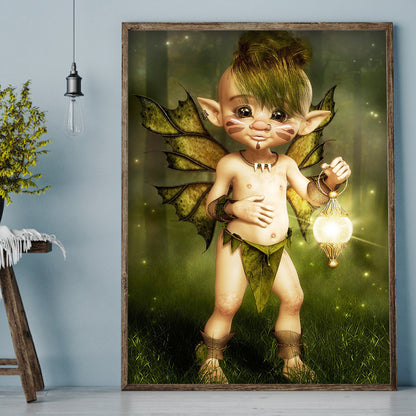Doll - Full Round Drill Diamond Painting 30*40CM