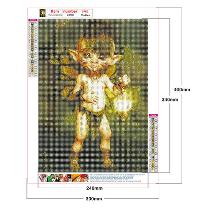 Doll - Full Round Drill Diamond Painting 30*40CM