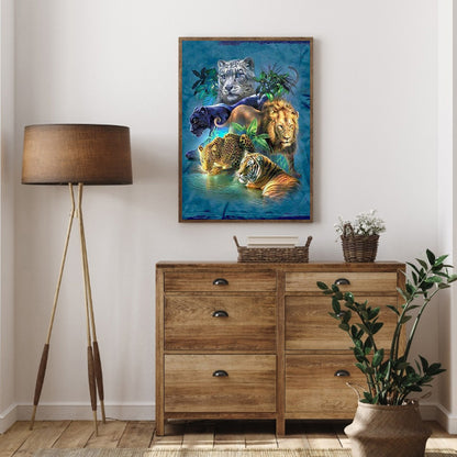 Animal World - Full Round Drill Diamond Painting 40*50CM