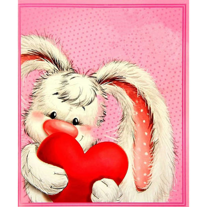 Rabbit - Full Round Drill Diamond Painting 30*40CM