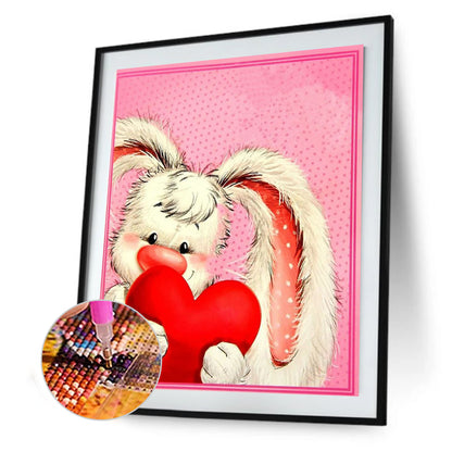 Rabbit - Full Round Drill Diamond Painting 30*40CM