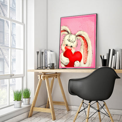 Rabbit - Full Round Drill Diamond Painting 30*40CM