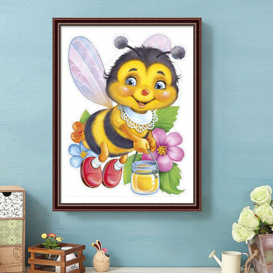 Bee - Full Round Drill Diamond Painting 30*40CM