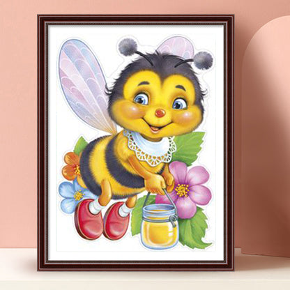 Bee - Full Round Drill Diamond Painting 30*40CM