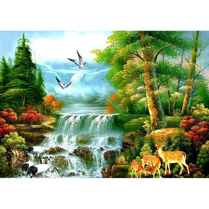 Landscape Scenery - Full Round Drill Diamond Painting 40*30CM